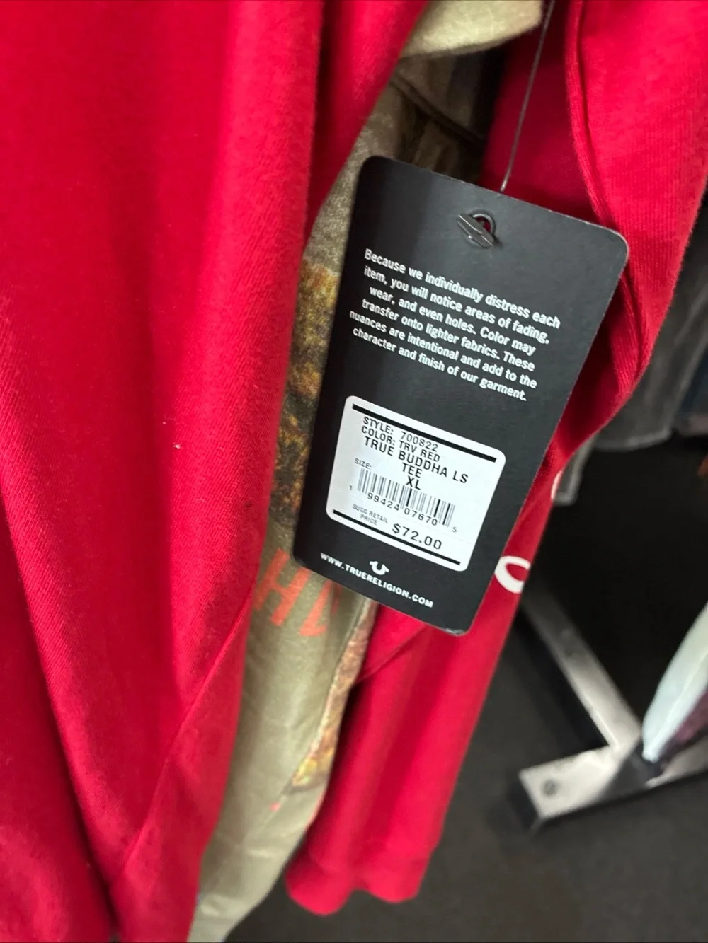True Religion vibrant red